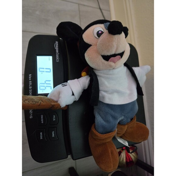 Disney World Mickey Mouse Pirate 90s Nostalgia 9" Plush Beanie NEW NWT - Picture 2 of 10